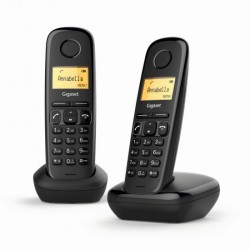 WIRELESS LANDLINE TELEPHONE GIGASET A170 DUO BLACK WIRELESS LANDLINE TELEPHONE GIGASET A170 DUO BLACK
